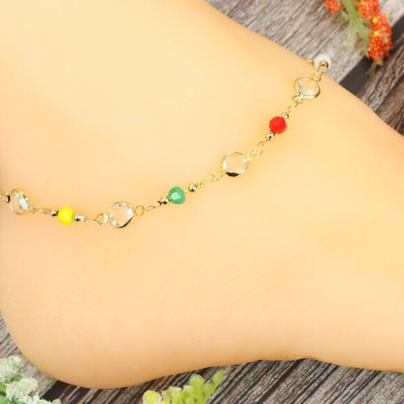 "Elegant Handmade Anklet – Delicate Jewelry for Women, MAR091655 - Picture 3 of 10
